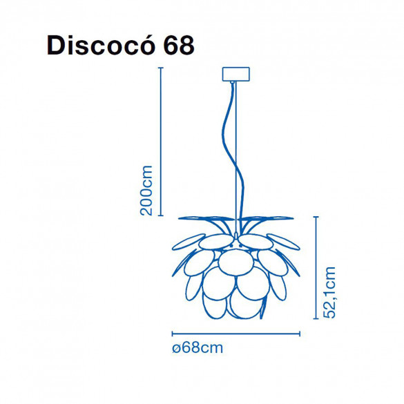 Marset Discoco 68 Pendelleuchte  68 cm