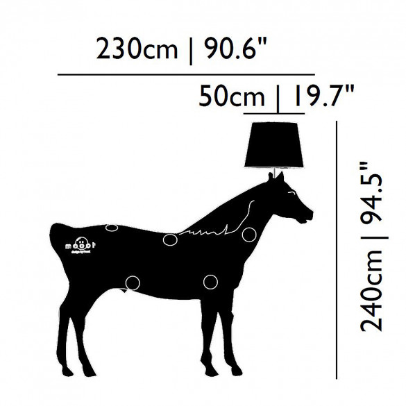 Moooi Horse Lamp Stehleuchte