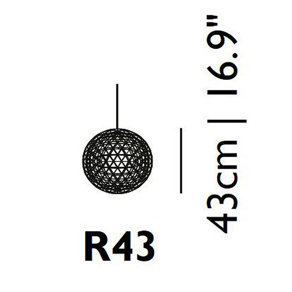Moooi Raimond II R43 LED Pendelleuchte Ø 43 cm