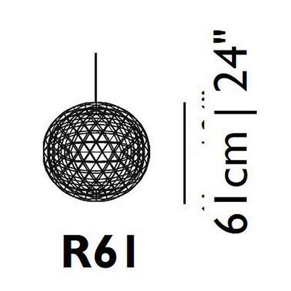 Moooi Raimond II R61 LED Pendelleuchte Ø 61 cm