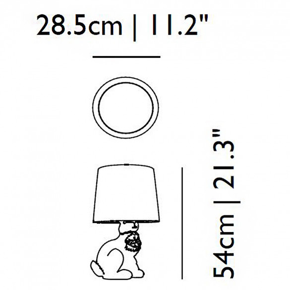 Moooi Rabbit Lamp Tischleuchte