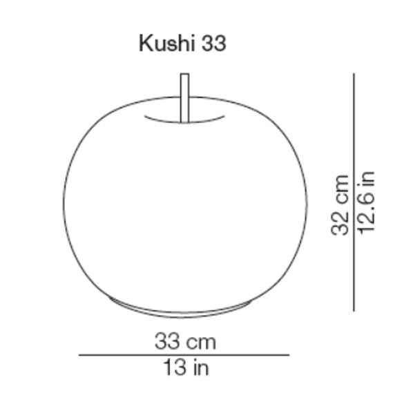 Kundalini KUSHI 33 Tischleuchte Ø 33 cm