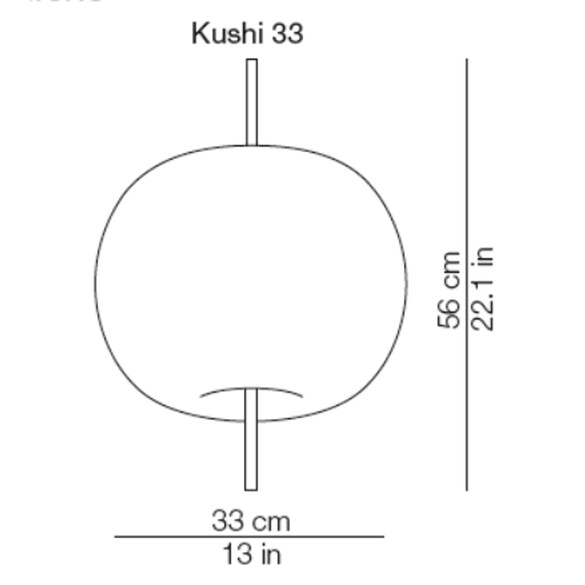 Kundalini KUSHI 33 Pendelleuchte Ø 33 cm