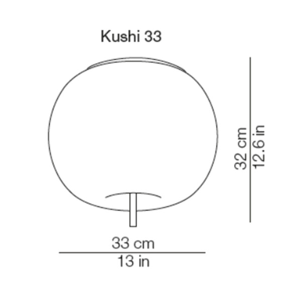 Kundalini KUSHI 33 Deckenleuchte Ø 33 cm