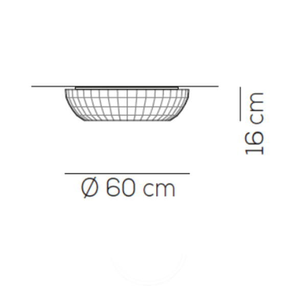 Axolight BELL 60 Deckenleuchte Ø 60 cm