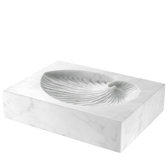 EICHHOLTZ Conchiglia Tischdeko aus weißem Marmor