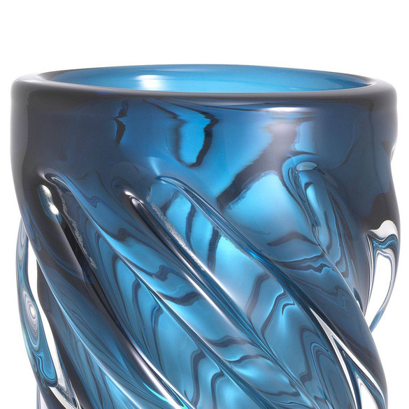 EICHHOLTZ Angelito L Vase, Blau
