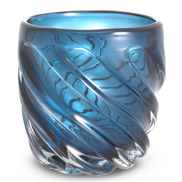 EICHHOLTZ Angelito S Vase, Blau