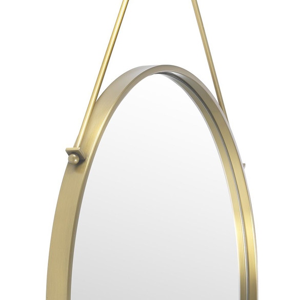 EICHHOLTZ Morongo Spiegel  65 cm, Messing gebrstet