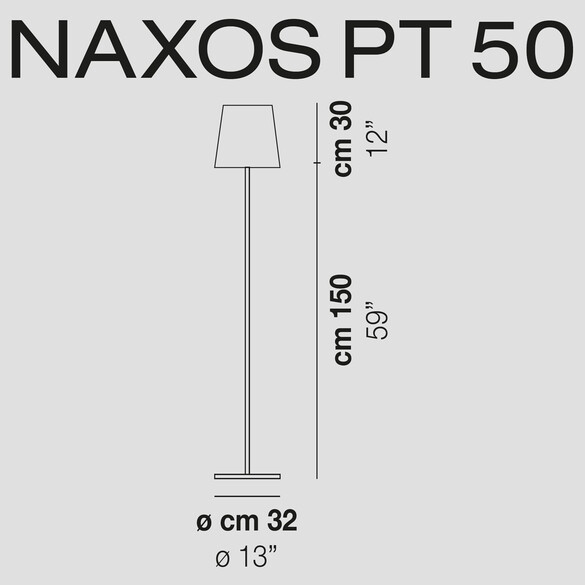 Vistosi Naxos PT 50 Stehleuchte (E27)