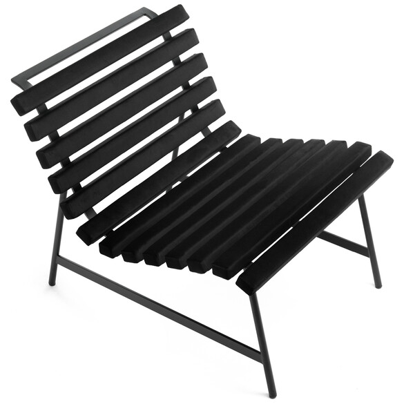 Mogg GIARDINETT Designer Sessel mit Samtstoff