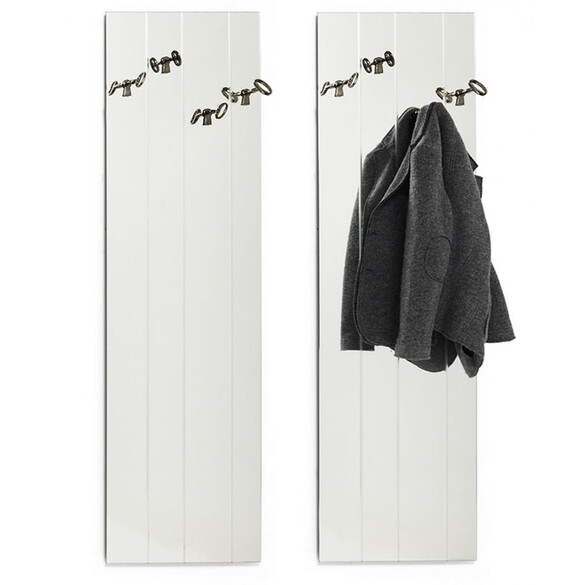 Mogg MEMORIE Wandspiegel mit Kleiderhaken 180 cm