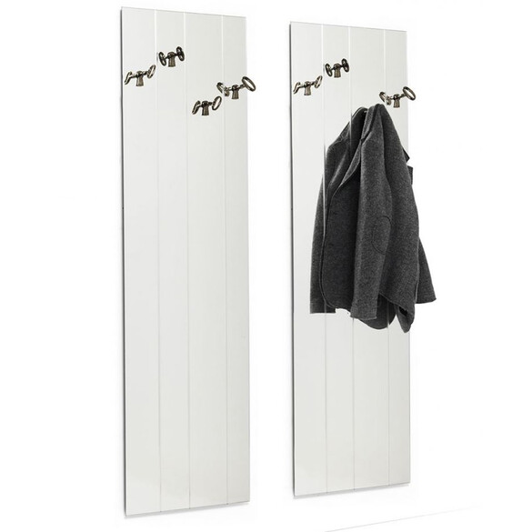 Mogg MEMORIE Wandspiegel mit Kleiderhaken 180 cm