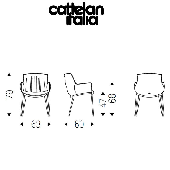 Cattelan Italia RHONDA Designer Stuhl