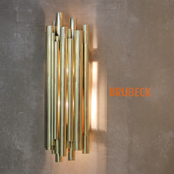 Delightfull BRUBECK Art Deco Wandleuchte - Halogen-Version