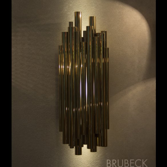 Delightfull BRUBECK Art Deco Wandleuchte - LED-Version