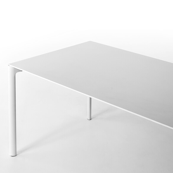 Kristalia MAKI ausziehbarer Esstisch (PURE-WHITE) - Tischplattentiefe 90 cm