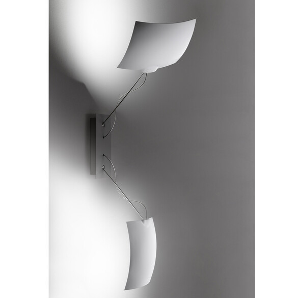 Ingo Maurer 2 x 18x18 LED Decken oder Wandleuchte - SONDERPREIS