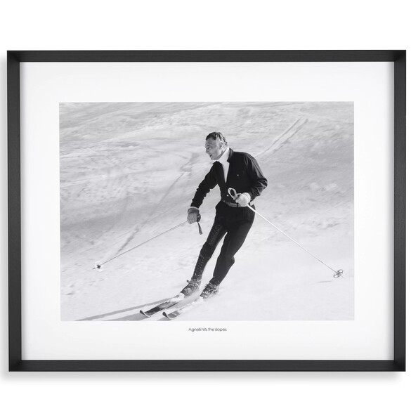 EICHHOLTZ Print Agnelli 84x104 cm, hits the slopes
