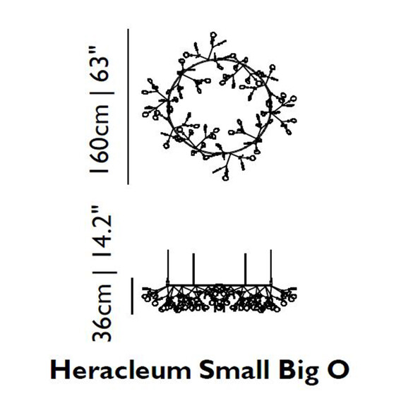 Moooi HERACLEUM III THE BIG O LED-Pendelleuchte - SMALL