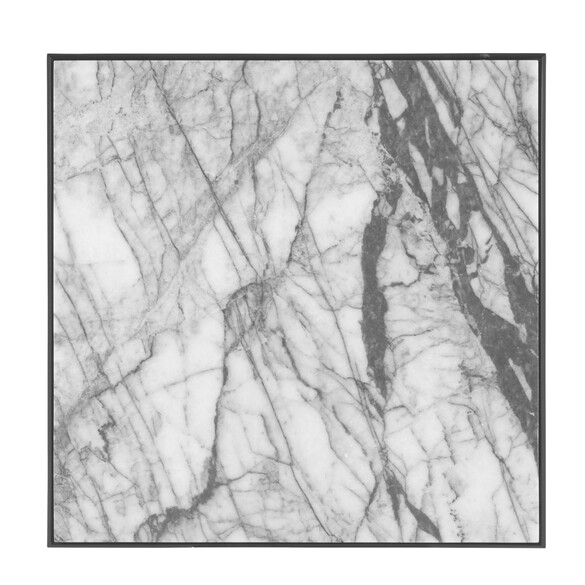 EICHHOLTZ Henley Beistelltisch 60x60 cm, weier Marmor