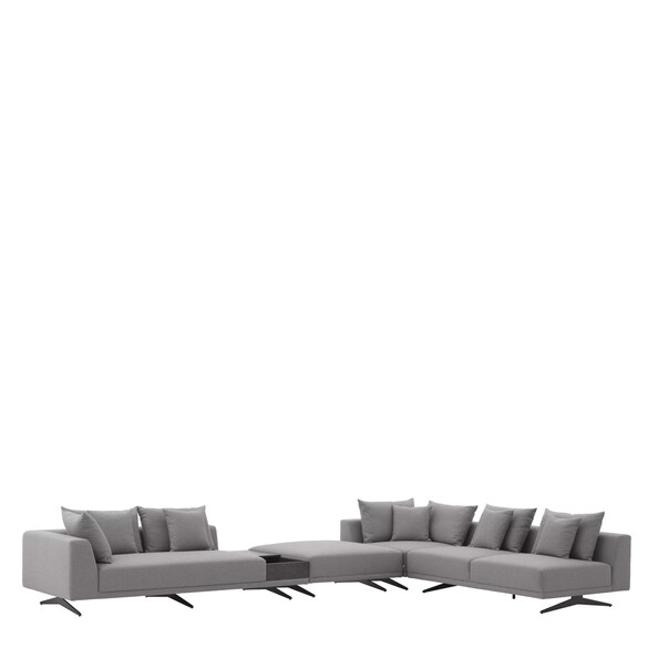 EICHHOLTZ Endless Sofa 340 cm, graue Wolle