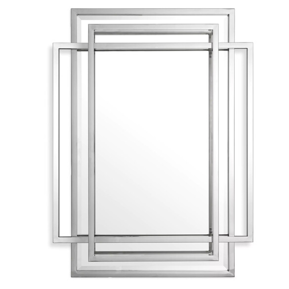 EICHHOLTZ New Classic Spiegel 85x115 cm, Edelstahl poliert