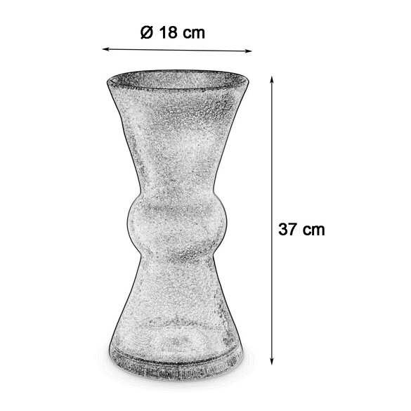 EICHHOLTZ Axa Vase, Transparent