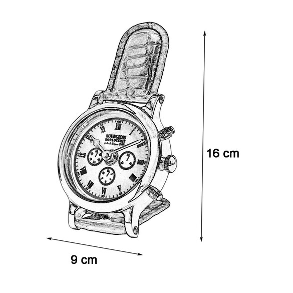 EICHHOLTZ Bourgeois Uhr, Nickel