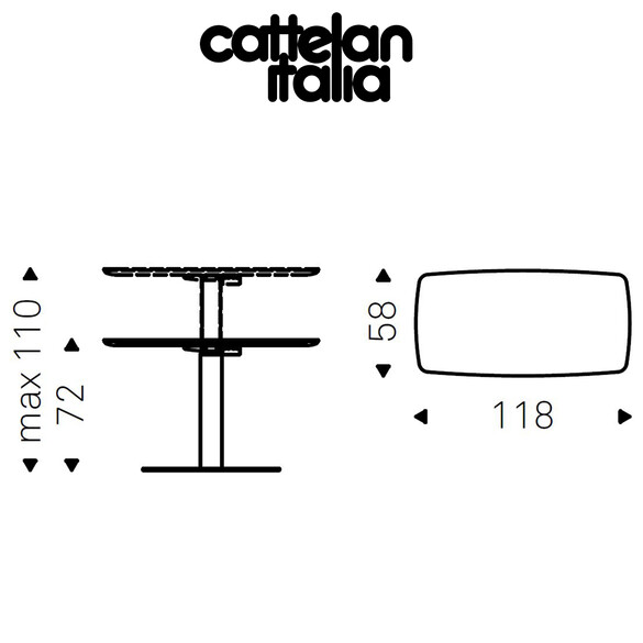 Cattelan Italia RUNNER LEATHER elektrisch hhenverstellbarer Schreibtisch