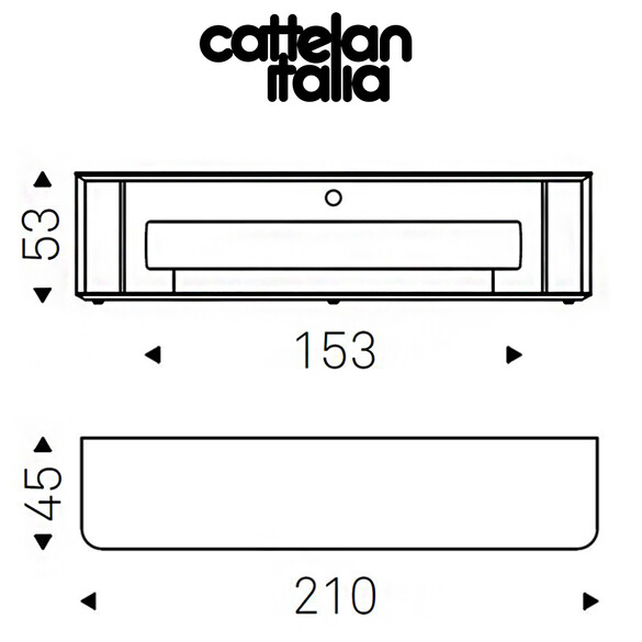 Cattelan Italia AWARD Designer Multimedia TV-Board