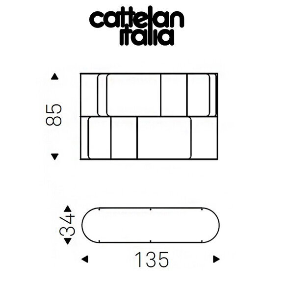 Cattelan Italia FULHAM Designer Bücherregal