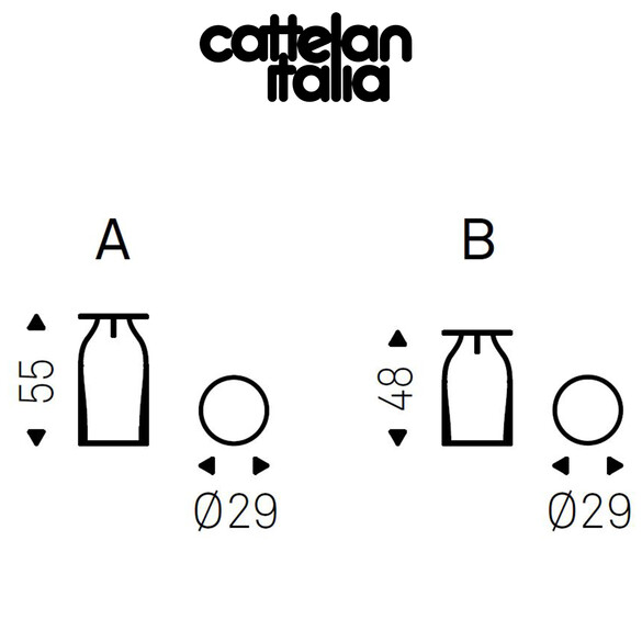 Cattelan Italia PENGUIN Beistell- und Couchtisch
