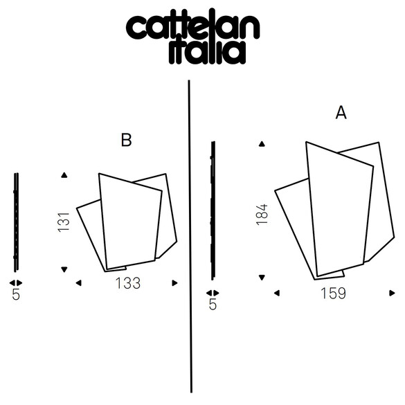 Cattelan Italia RISIKO Designer Wandspiegel