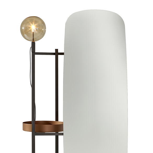 Bonaldo SALOME Designer Standgarderobe mit Spiegel & Lampe