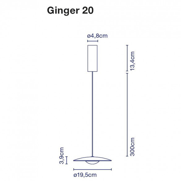 Marset Ginger 20 LED-Pendelleuchte