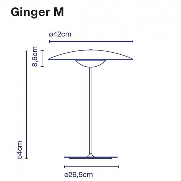 Marset Ginger M LED-Tischleuchte