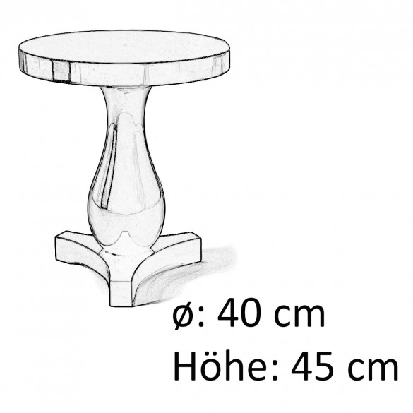 BOCA DO LOBO Hudson Beistelltisch Ø 40 cm - SOHO Kollektion
