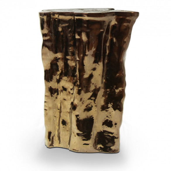 BOCA DO LOBO Eden Ceramic Beistelltisch in Dark Gold - COOLORS Kollektion