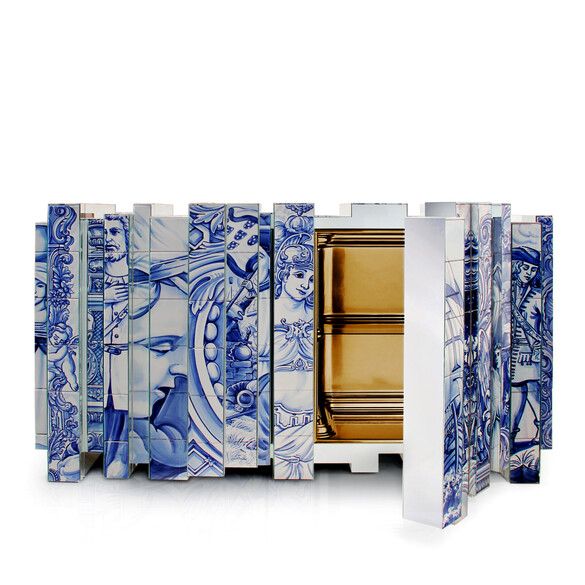 BOCA DO LOBO Heritage Blue Sideboard - Limitierte Edition