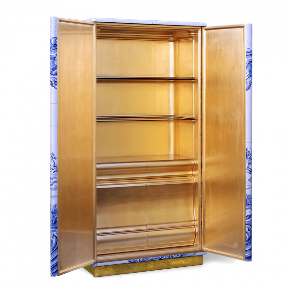 BOCA DO LOBO Heritage Blue Cabinet Schrank - Limitierte Edition