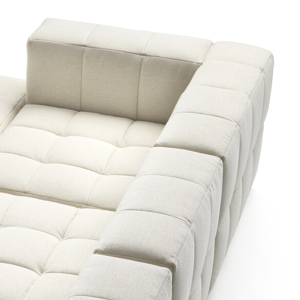 Marelli ANDY Designer Sofa mit Pouf 200x275 cm