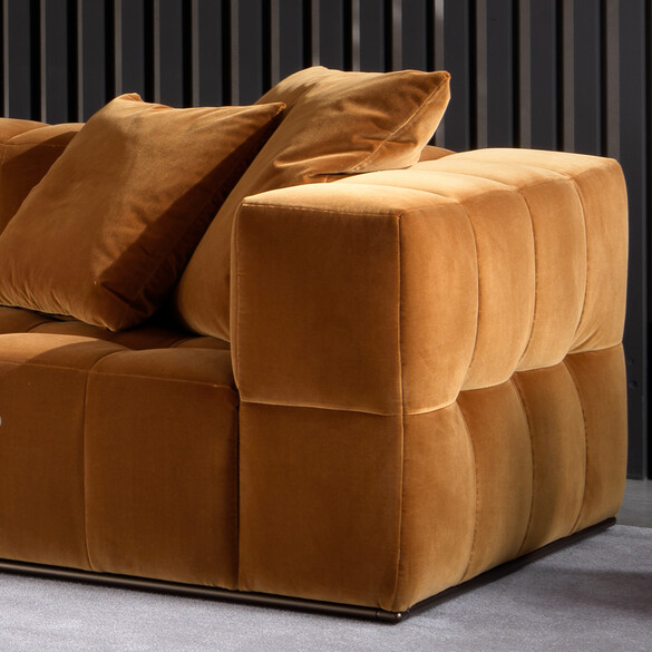 Marelli ANDY Designer Sofa mit Pouf 200x275 cm