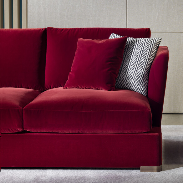 Marelli CLIPPER LOW Designer Sofa 264 cm, 3-Sitzer