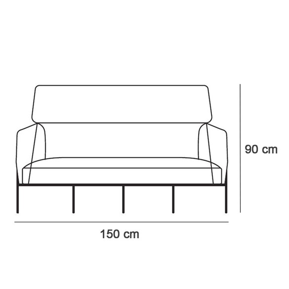 Marelli NEST Designer Sofa 150 cm