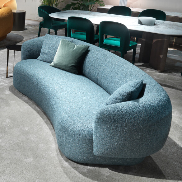 Marelli NOAH gebogenes Designer Sofa 250 cm