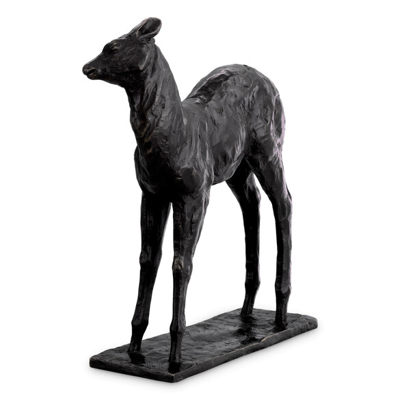 EICHHOLTZ Deer Skulptur, Bronze patiniert