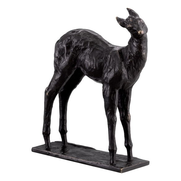 EICHHOLTZ Deer Skulptur, Bronze patiniert