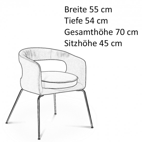 Essential Home ELLEN Dining Chair Stuhl