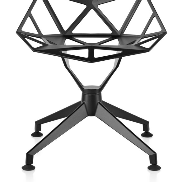 MAGIS Chair One 4Star Designer Stuhl mit Vierfußkreuz, drehbar